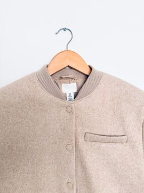Women’s Beige Bomber Jacket - H&M
